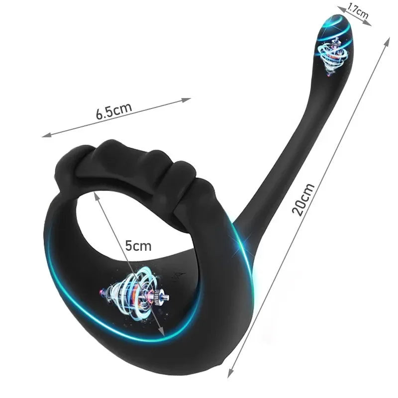 New Cock Ring Vibrator Remote Control