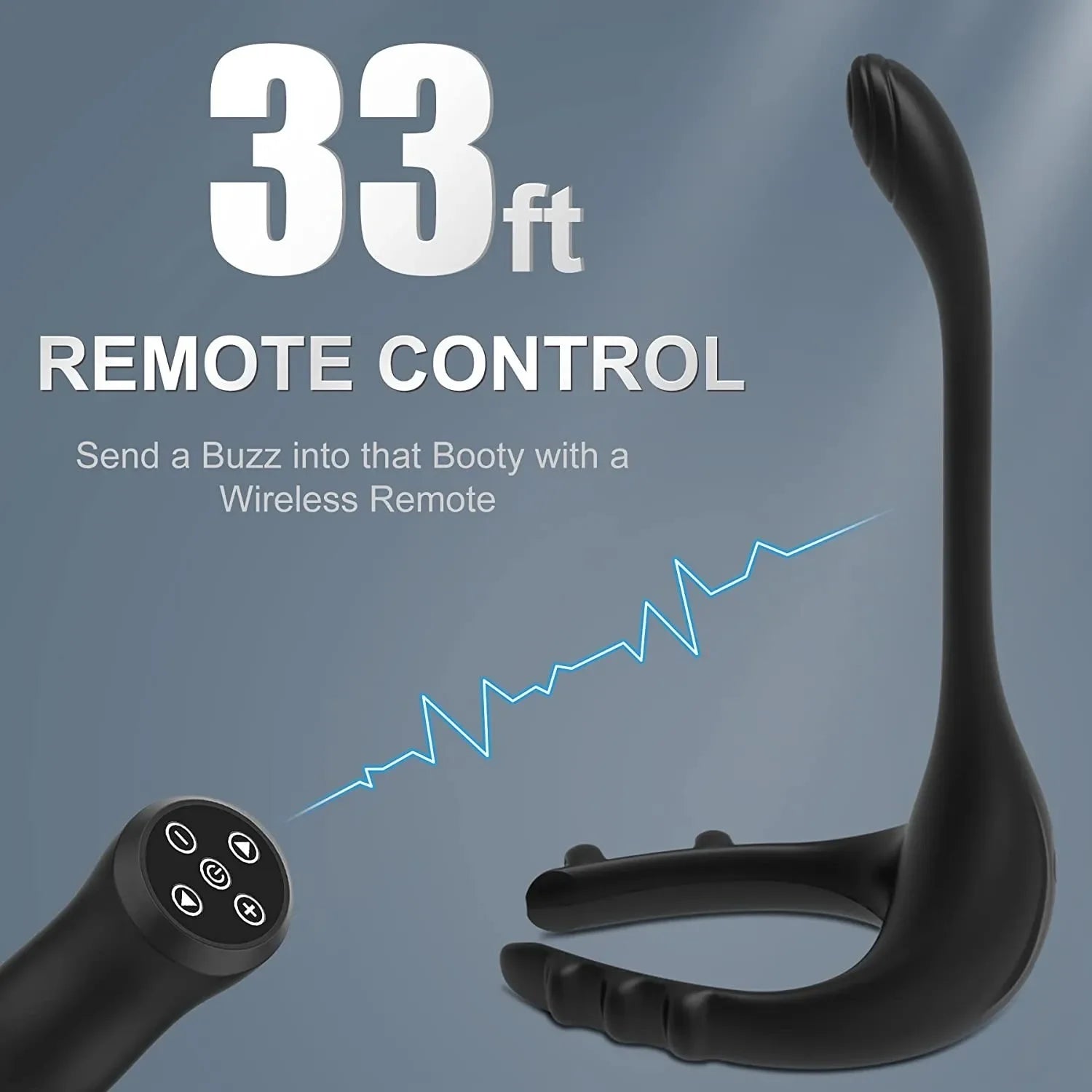 New Cock Ring Vibrator Remote Control